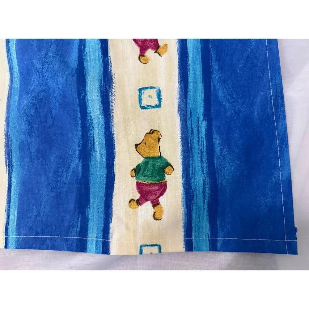 New Disney Winnie The Pooh Handmade Graphic Print Curtain Valance Nursery 54x24